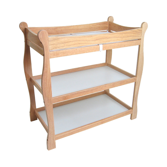 Badger Basket Sleigh Style Baby Changing Table & Reviews Wayfair